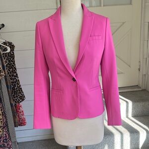 Banana Republic Vibrant Pink Blazer Size 6P